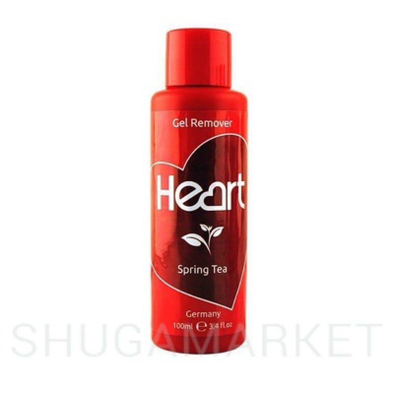 Жидкость для снятия гель-лака Heart (Весенний чай), 100 мл